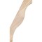 Ekena Millwork 5 1/2"W x 14"D x 26"H Funston Smooth Knee Brace, Douglas Fir BRC06X14X26FST00SDF - alternate 4